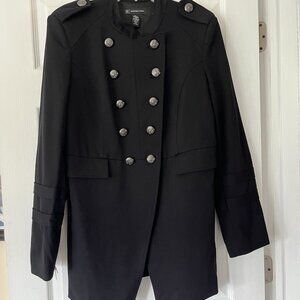 INC International Concepts Military Style Coat - Women's Large